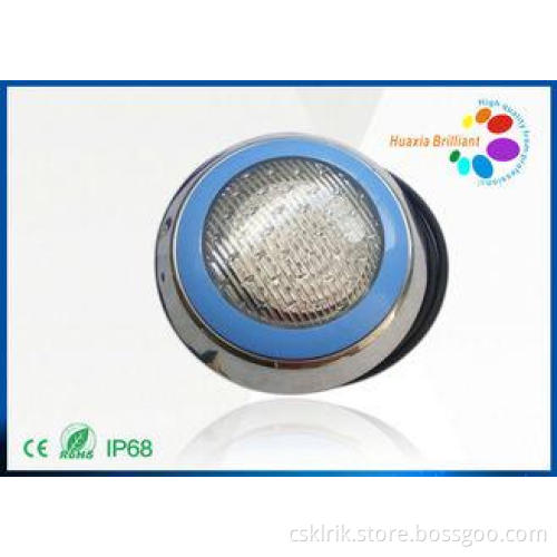 6 Watt Single color / RGB LED Pool Light Surface Mounted Fo